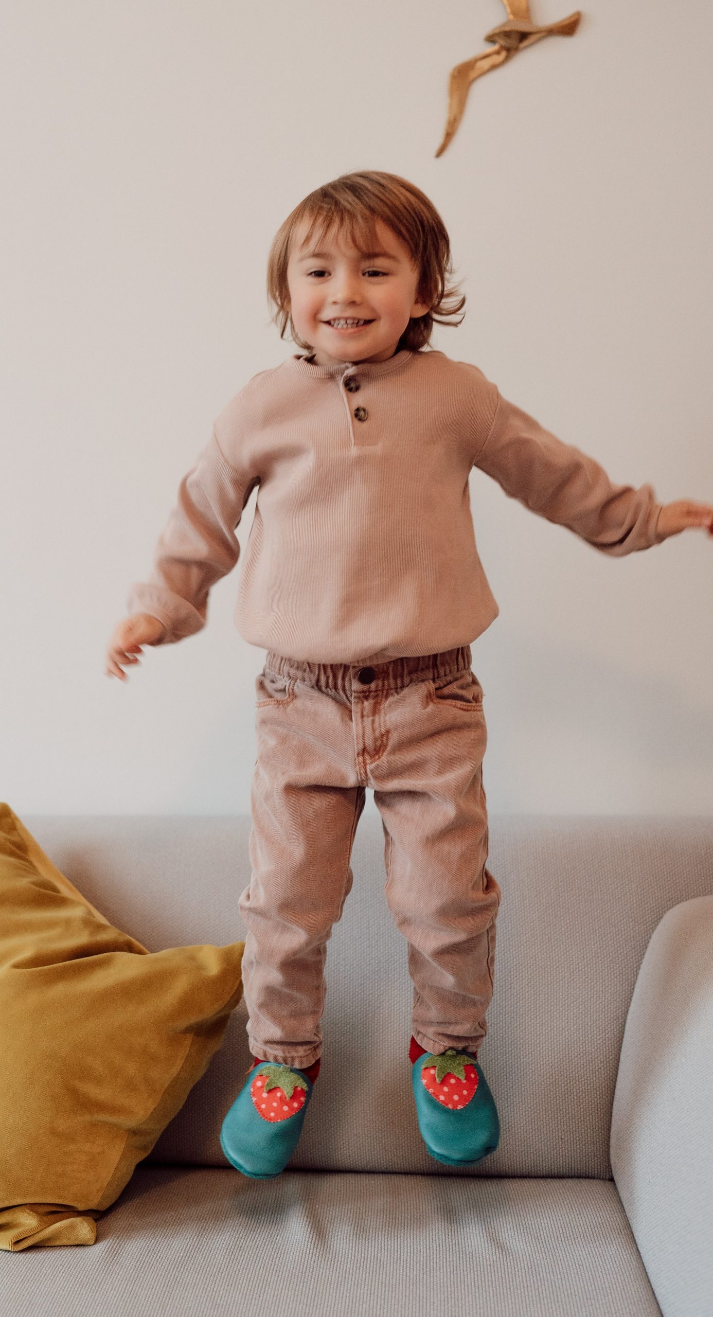 Kinder-Hausschuhe Berta die Erdbeere – Bild 5