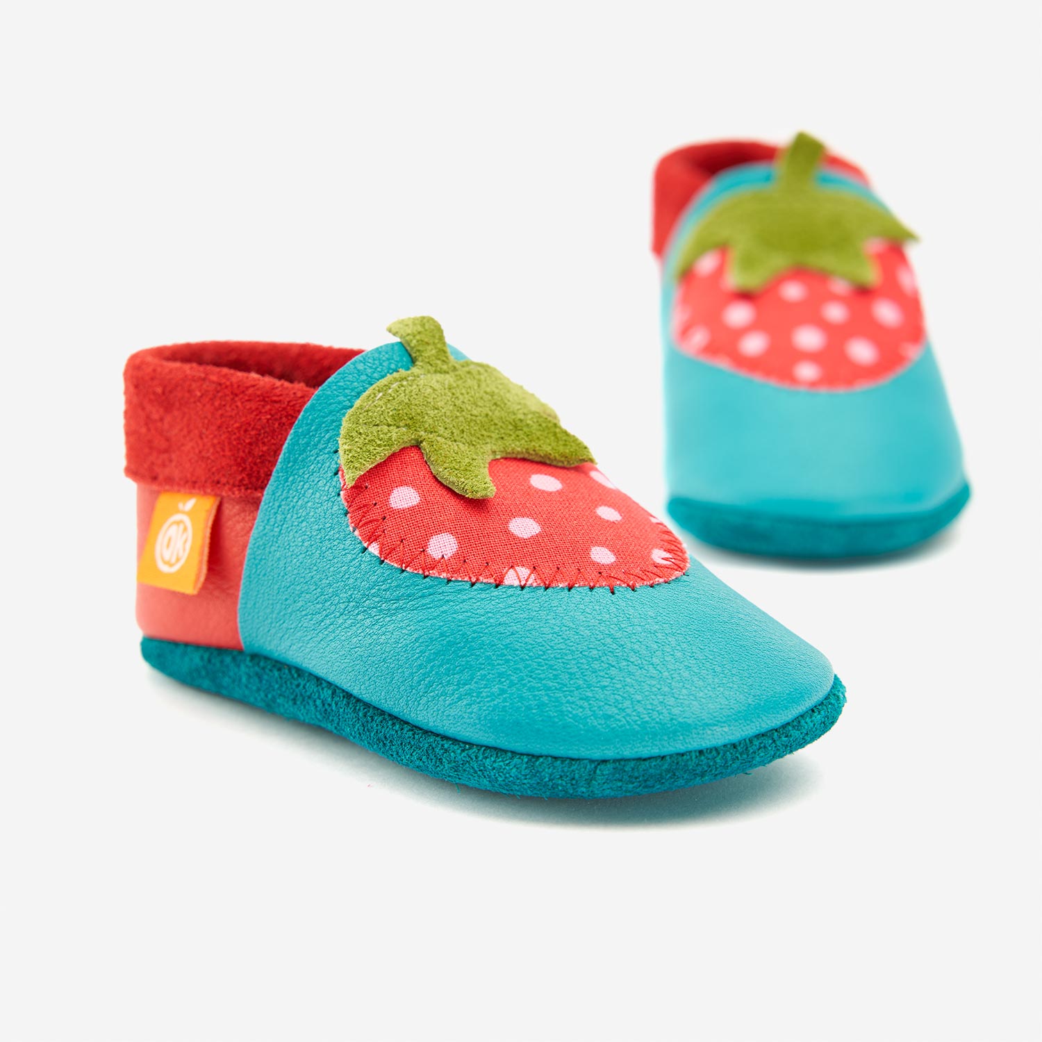 Kinder-Hausschuhe Berta die Erdbeere – Bild 4