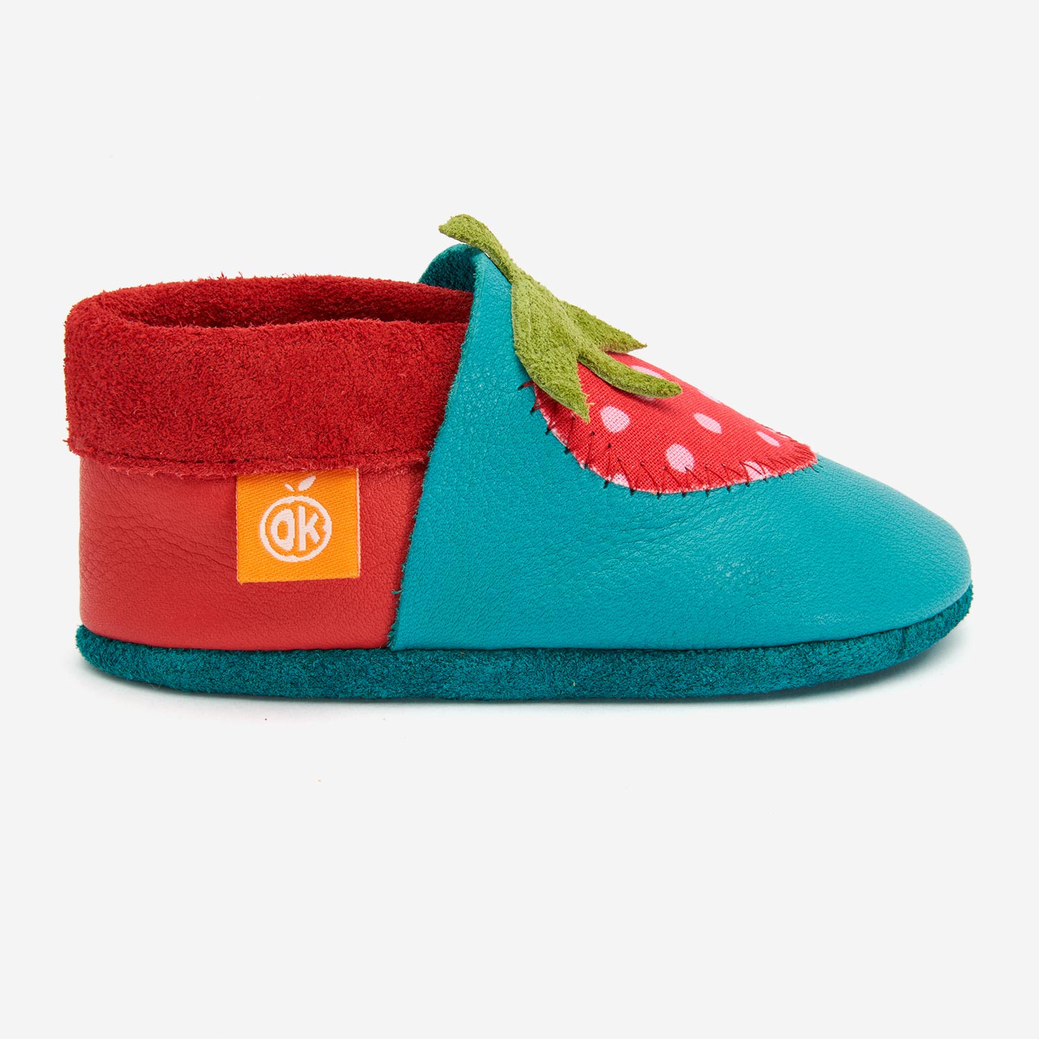 Kinder-Hausschuhe Berta die Erdbeere – Bild 2