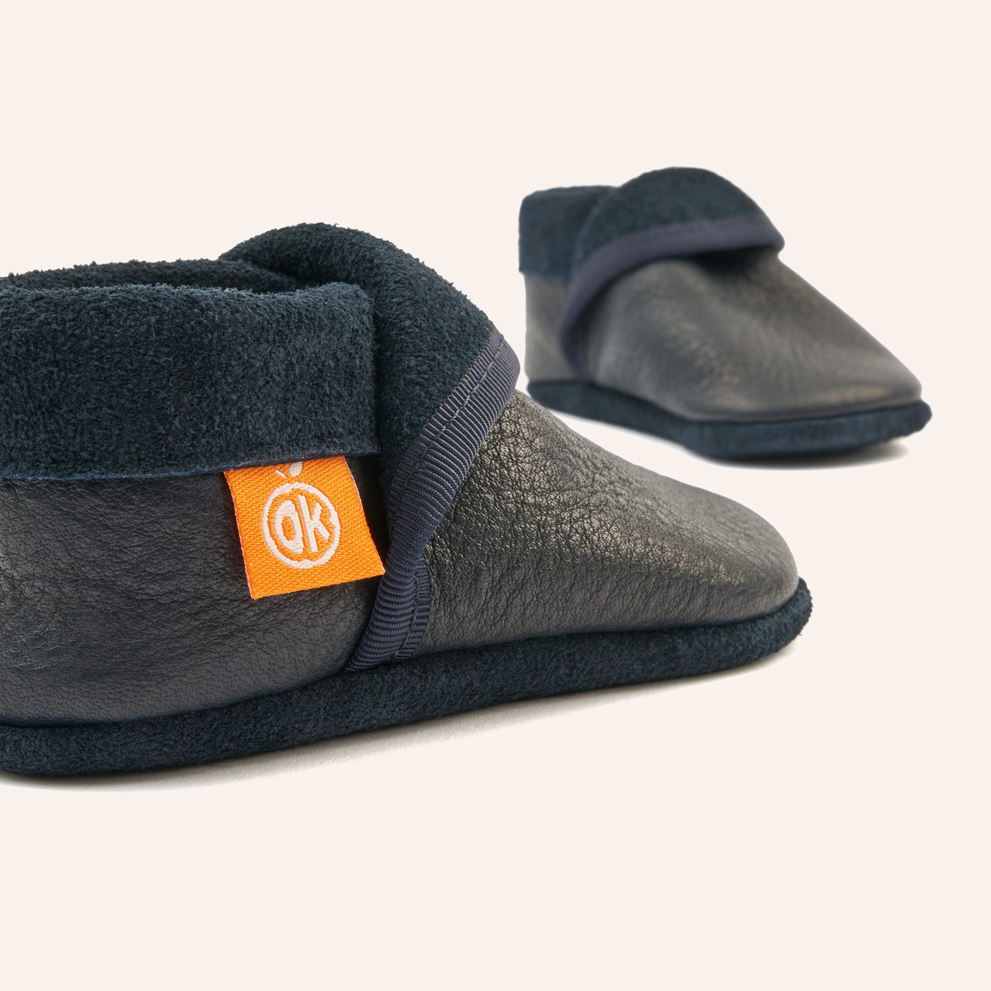 Children's Slippers Classic Dark Blue - Image 4