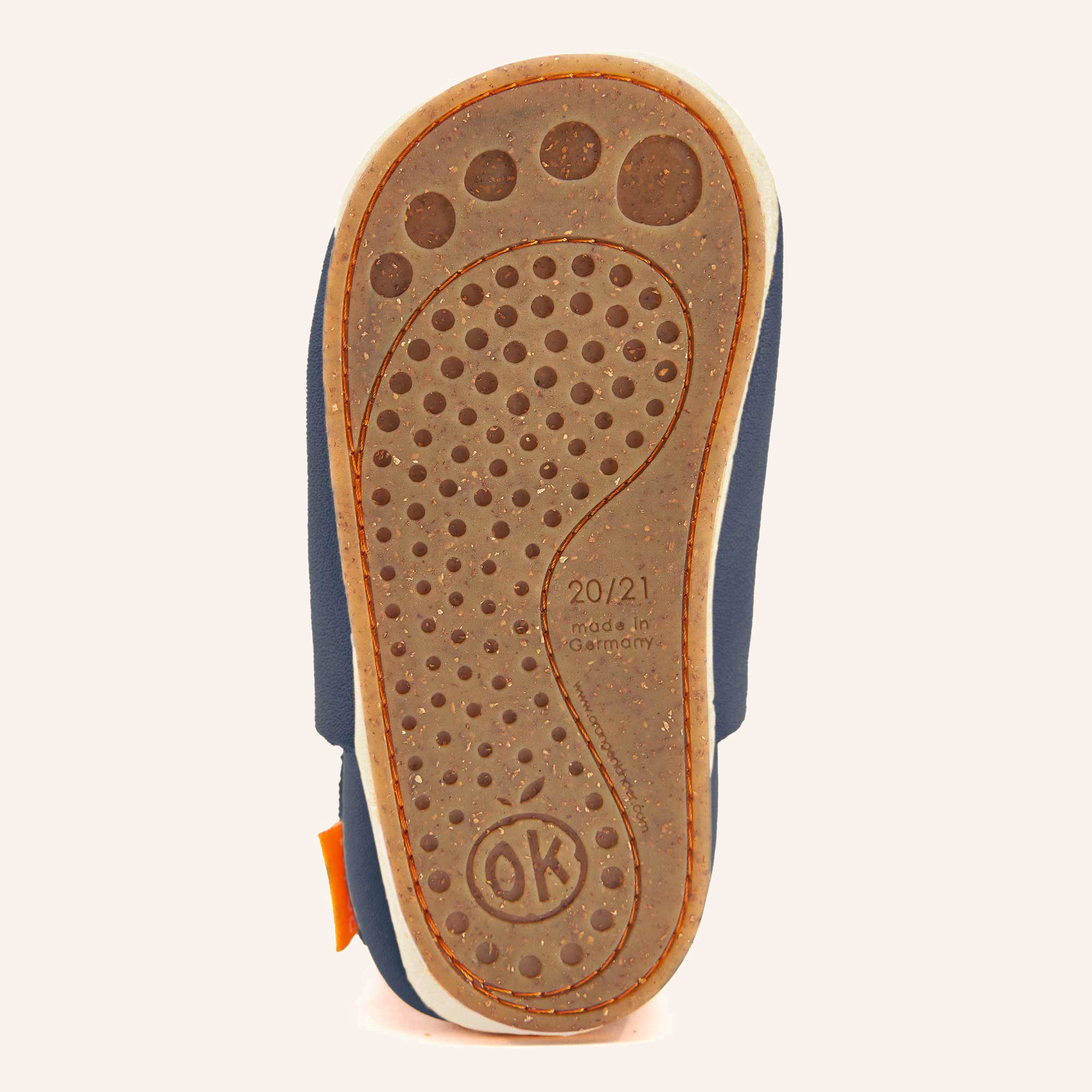 Children's Barefoot Sandal Amigo Blue - Image 4