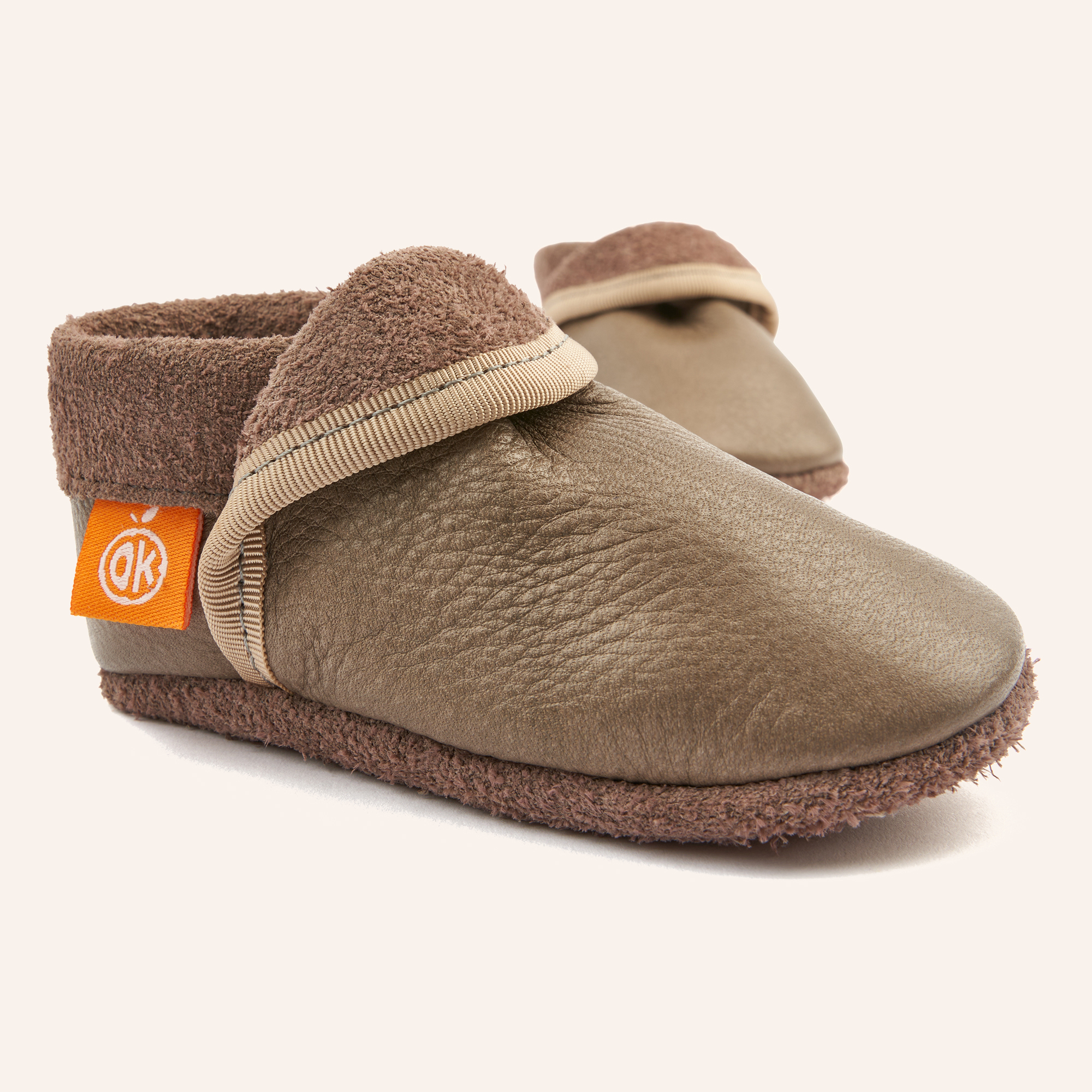 Children's Slippers Classic Beige - Image 4