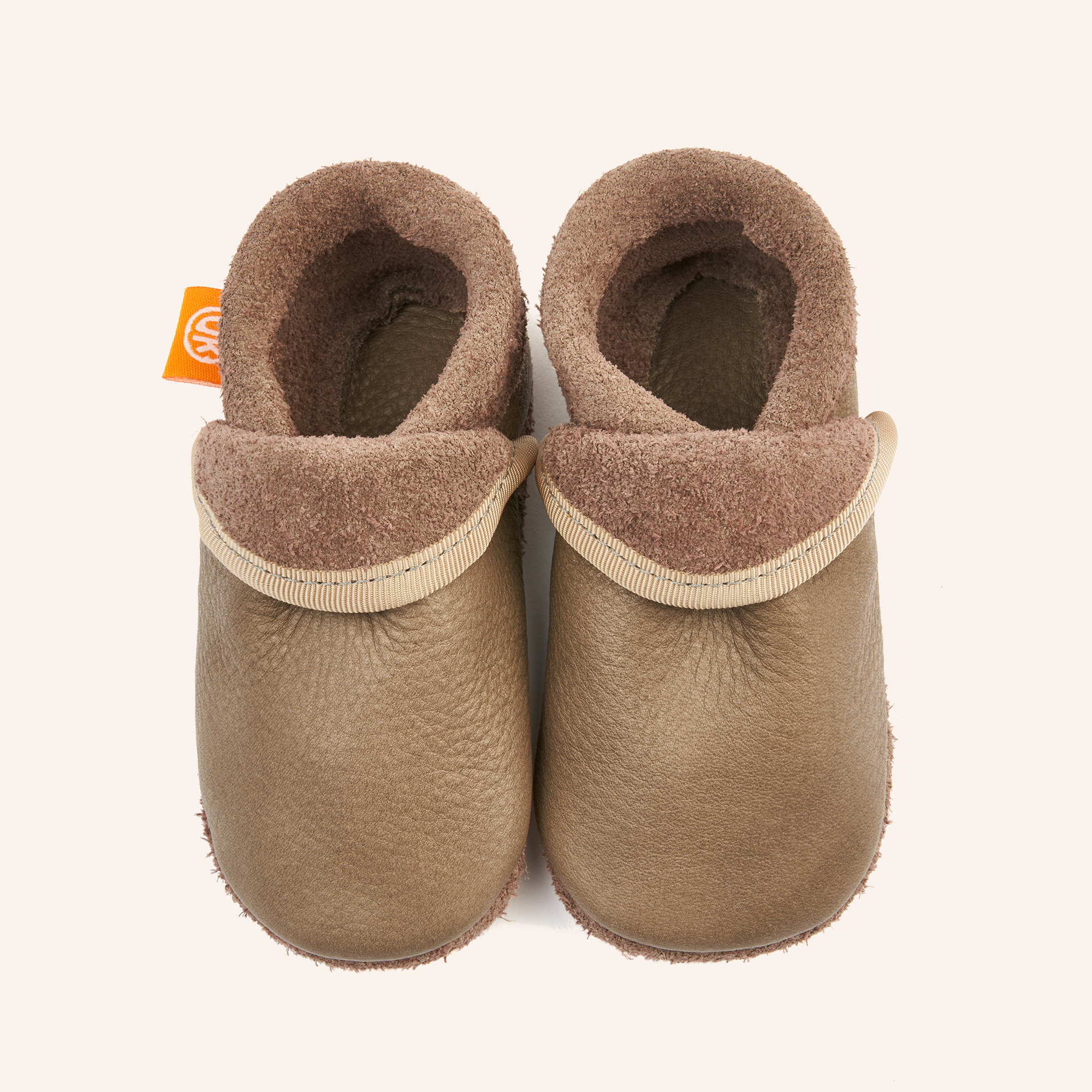Children's Slippers Classic Beige - Image 3