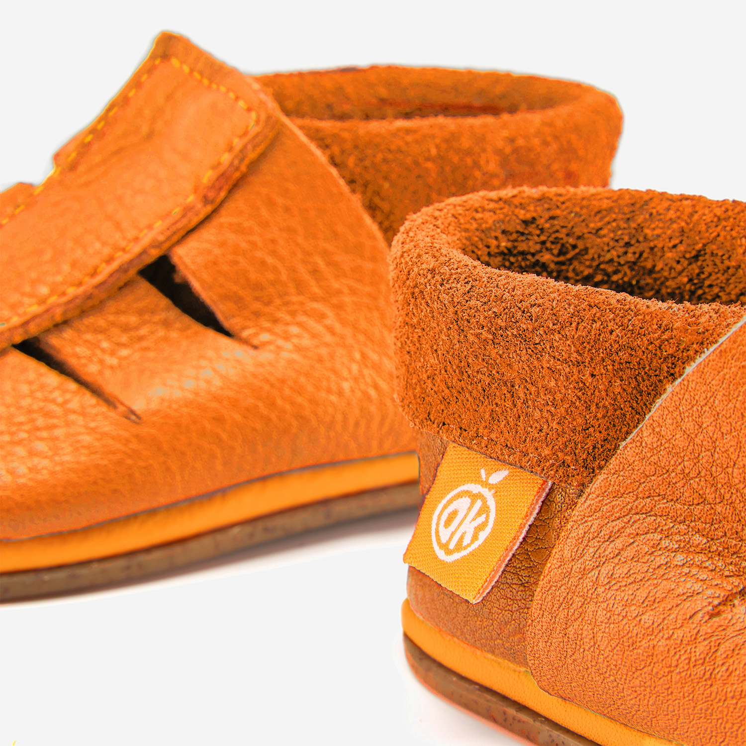 Kinder-Barfußsandale Amigo hellbraun – Bild 5