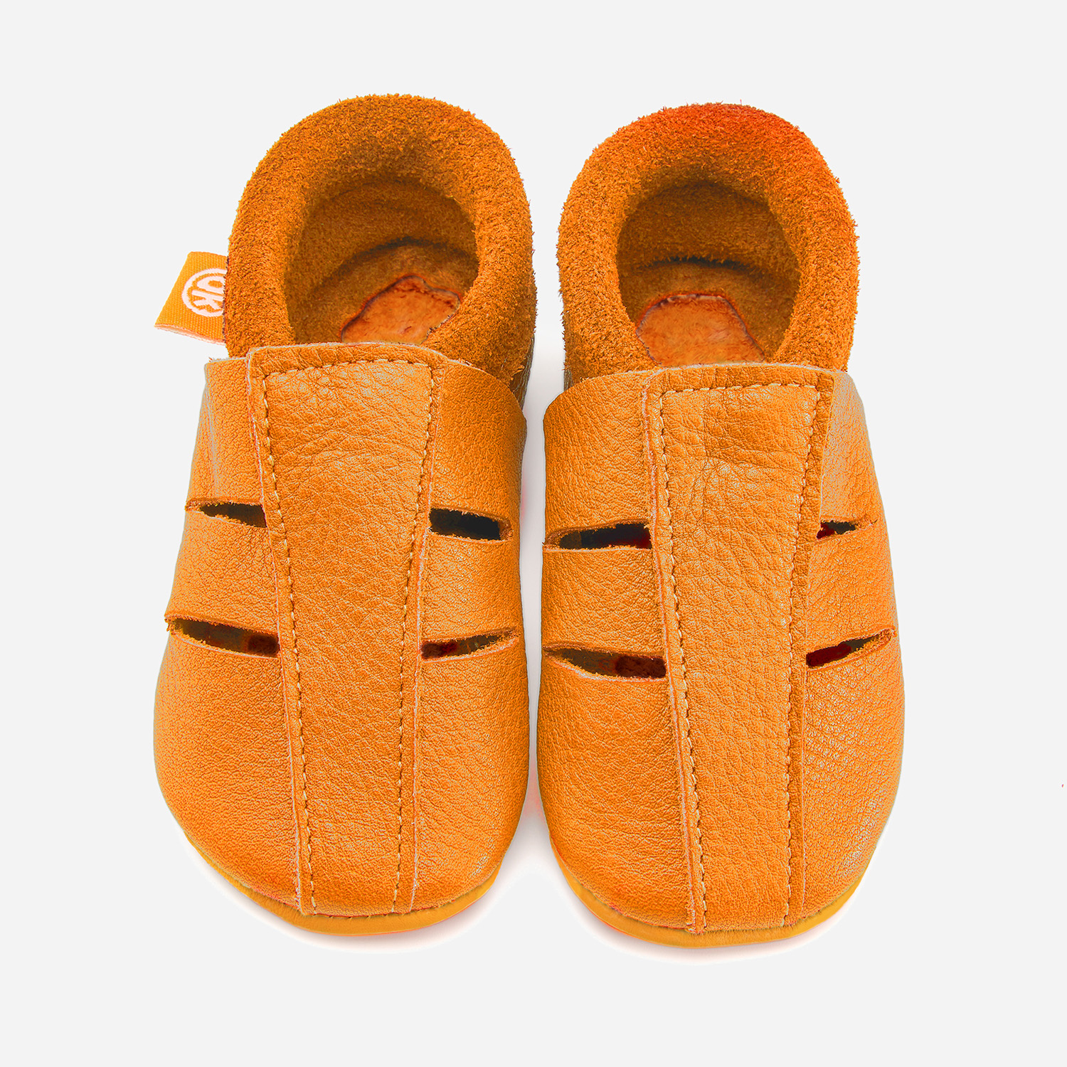 Kinder-Barfußsandale Amigo hellbraun – Bild 4