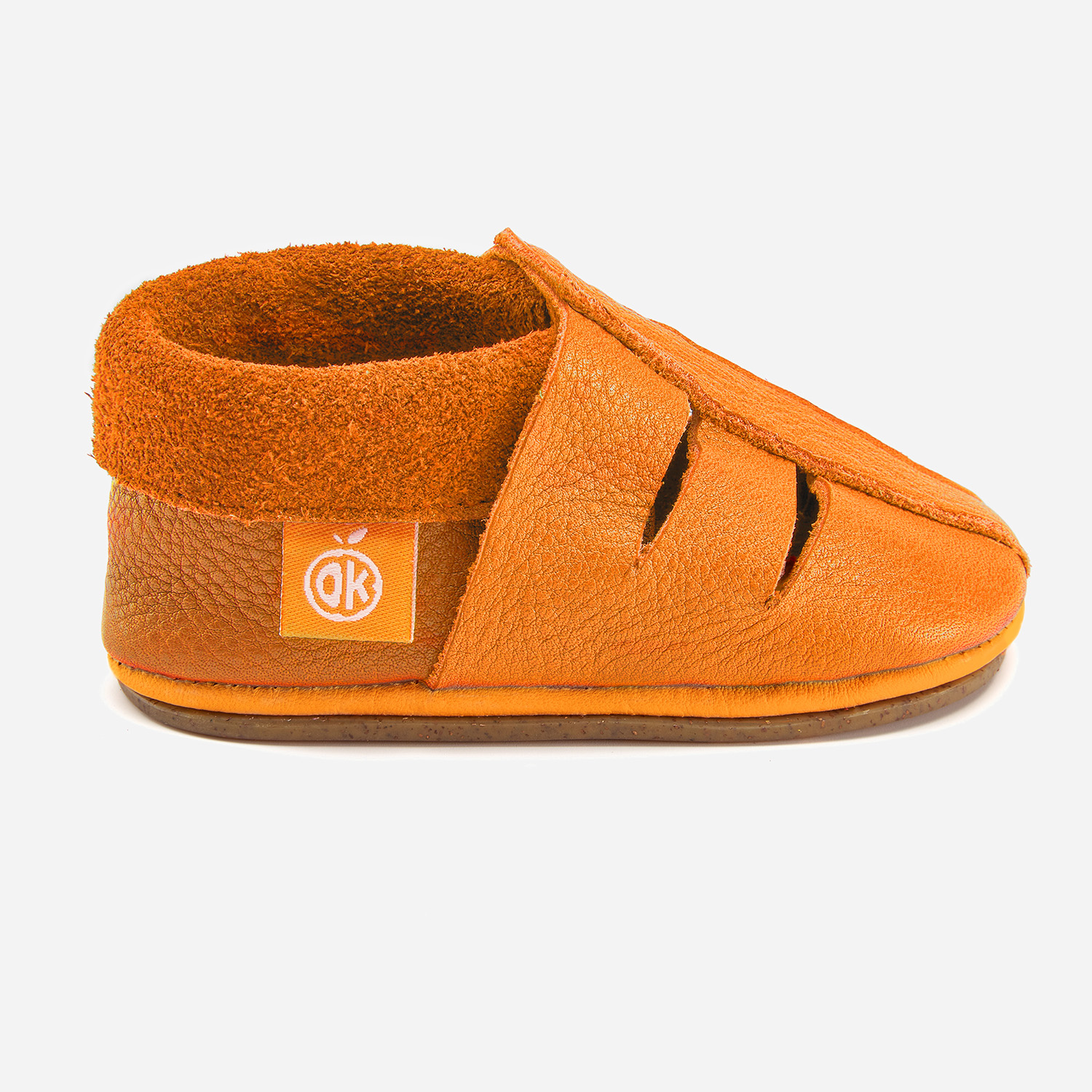 Kinder-Barfußsandale Amigo hellbraun – Bild 3