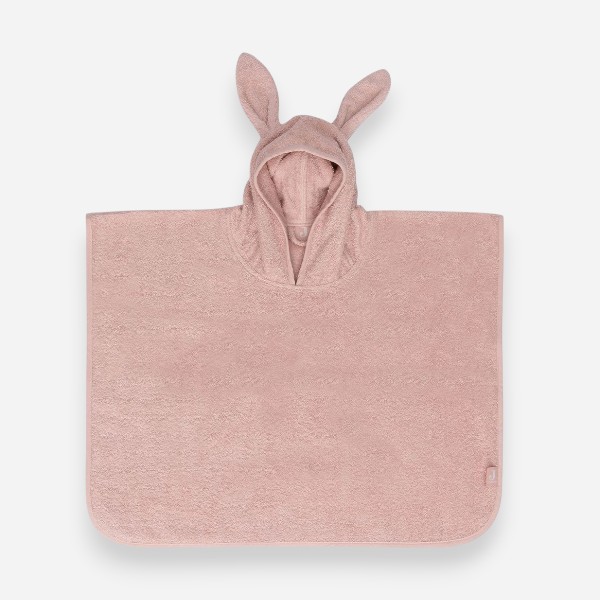 Badeponcho von Jollein - Frottee rosa