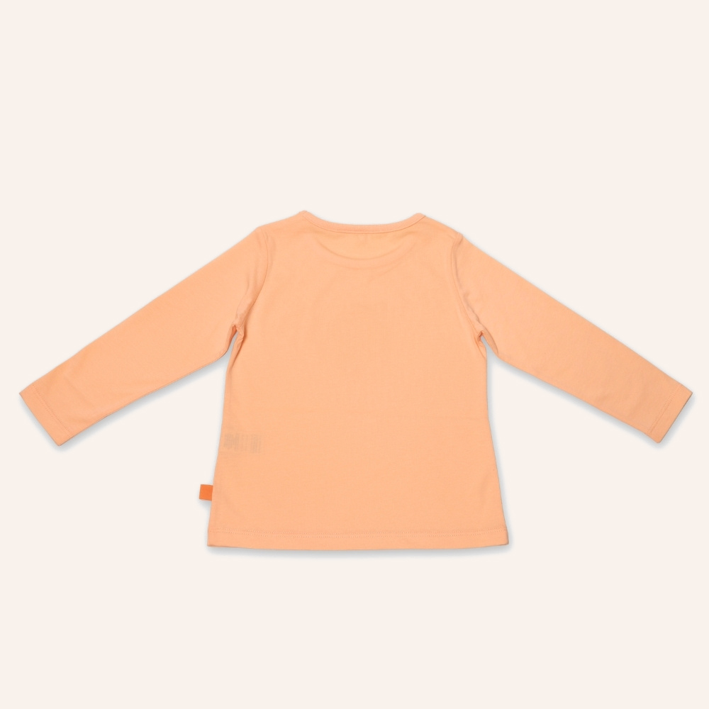 Langarmshirt Einhorn- peach – Bild 2
