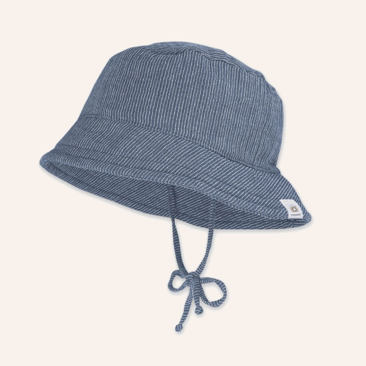 Sommer Hut (GOTS) Musselin von maximo – blau streifen
