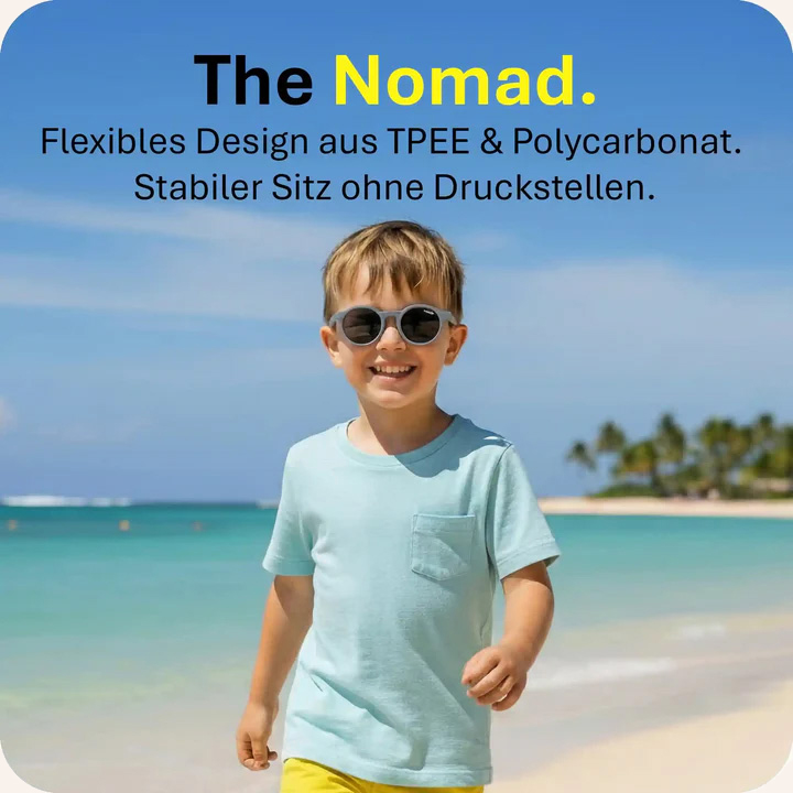 Children's Sunglasses by Mausito - The Nomad Blue - Image 2