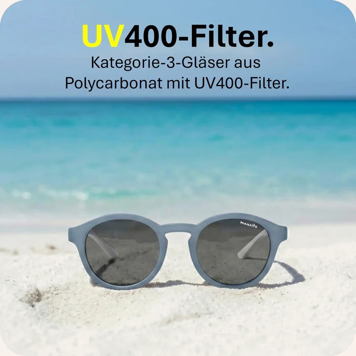 Children's Sunglasses by Mausito - The Nomad Blue - Image 3